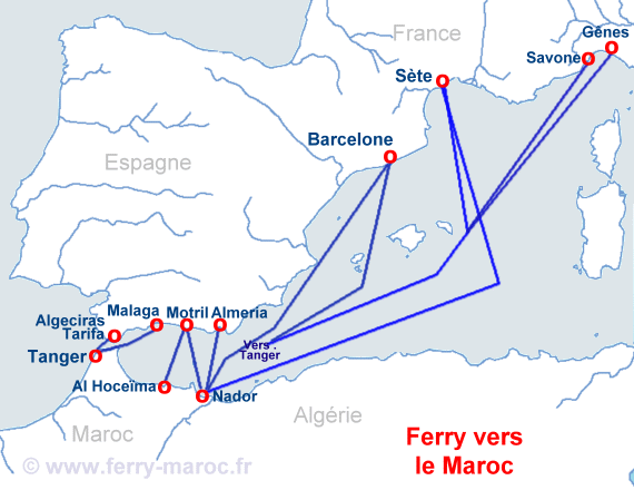 ferry Almeria Nador